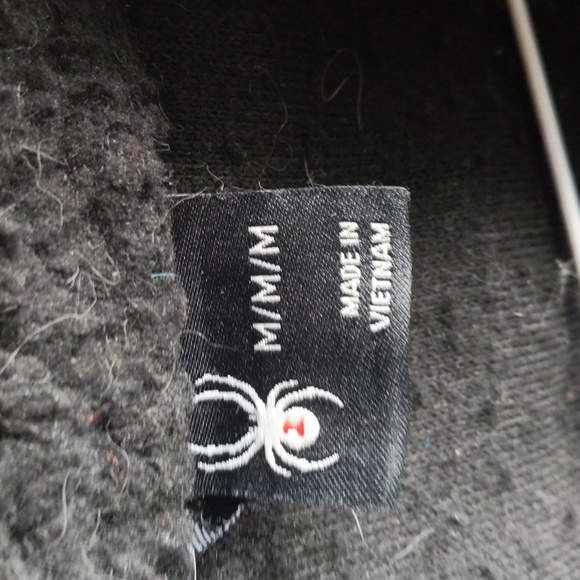 Black Spyder Jacket Size Medium - Picture 3 of 5